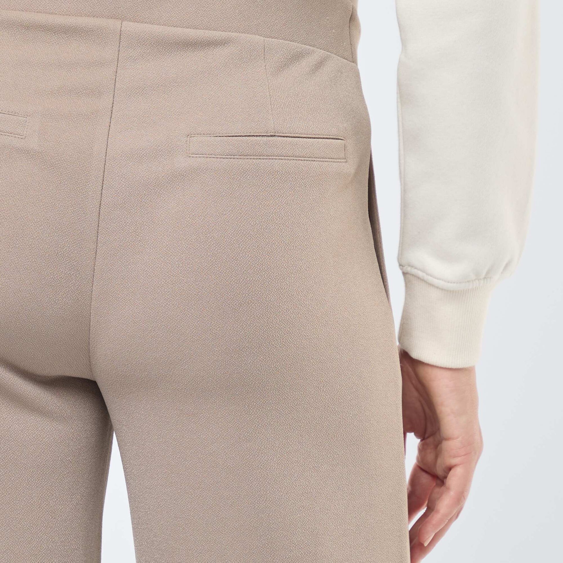 Pantalon de maternité coupe droite BEIGE