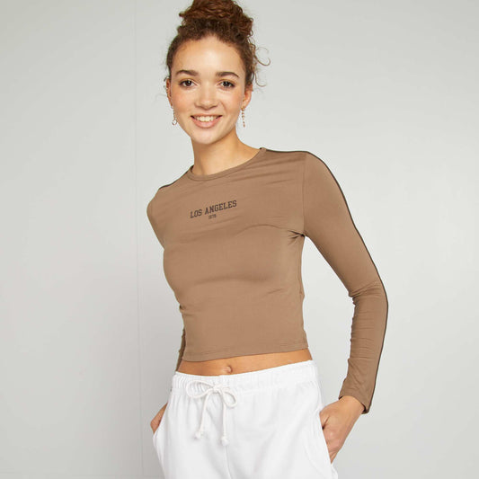 T-shirt 'Los Angeles' BEIGE