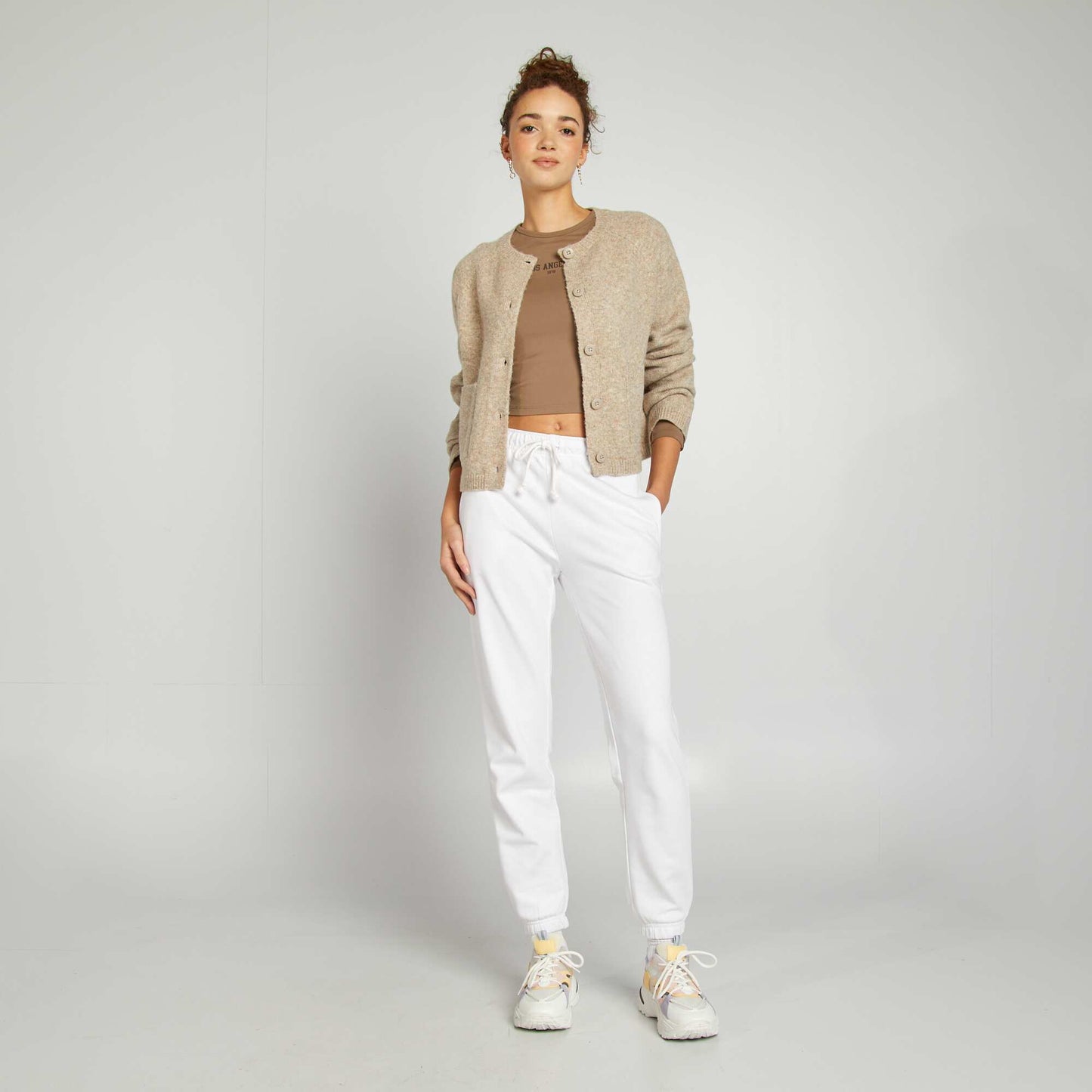 T-shirt 'Los Angeles' BEIGE