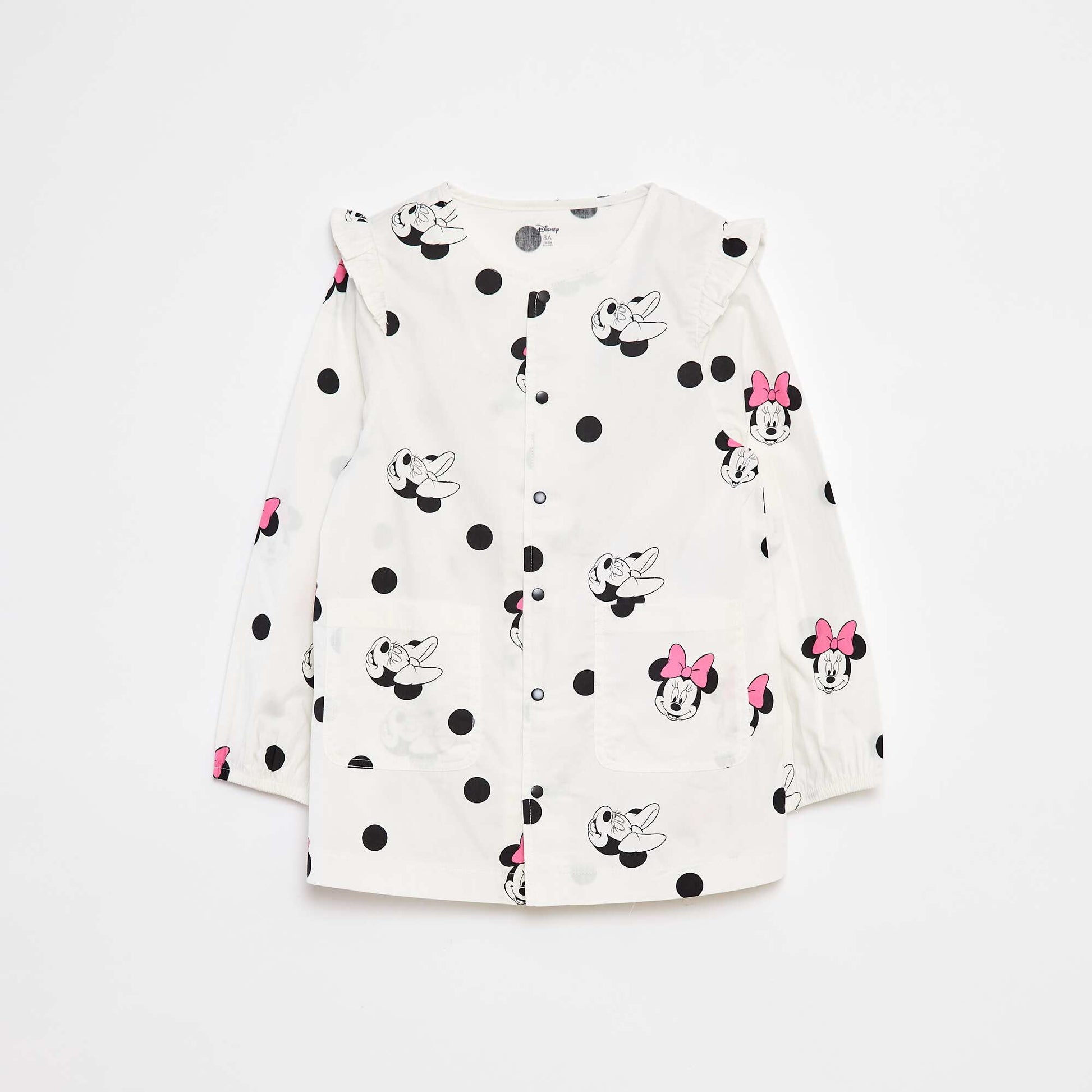 Tablier en popeline 'Minnie' BLANC