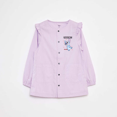 Tablier en popeline 'Stitch' VIOLET