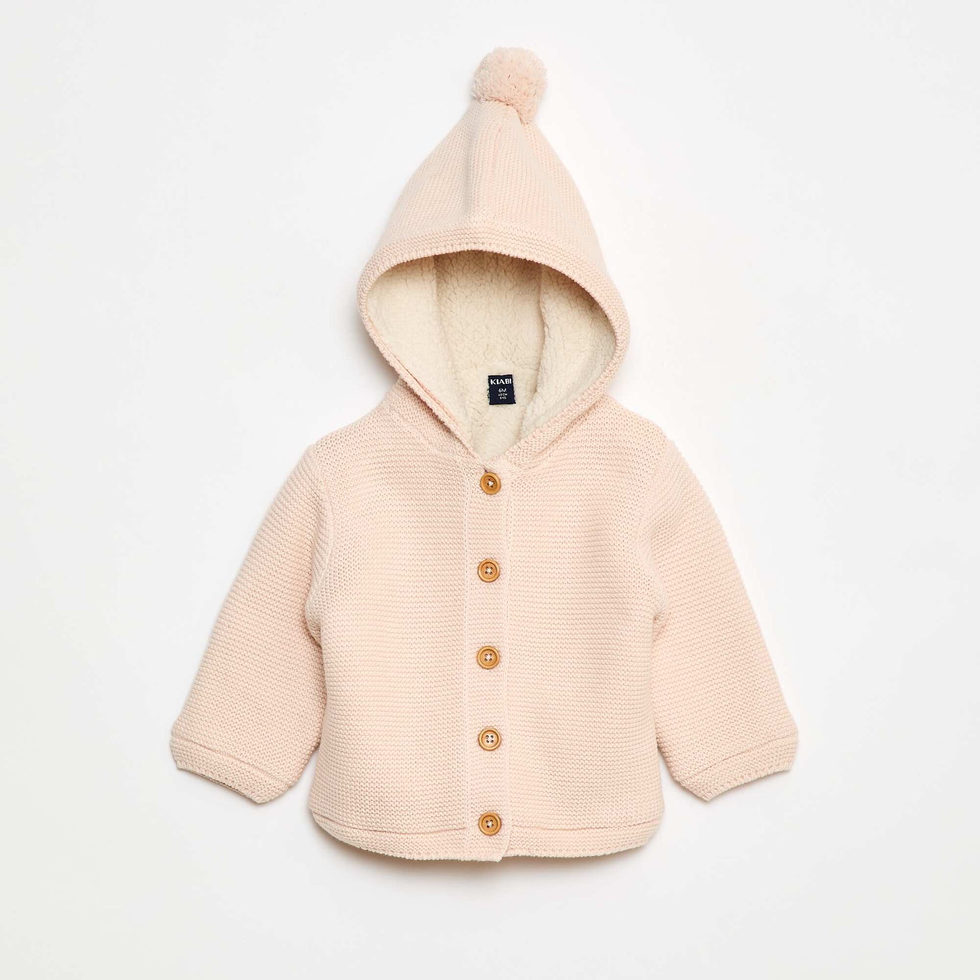 Gilet chaud boutonné en coton ROSE