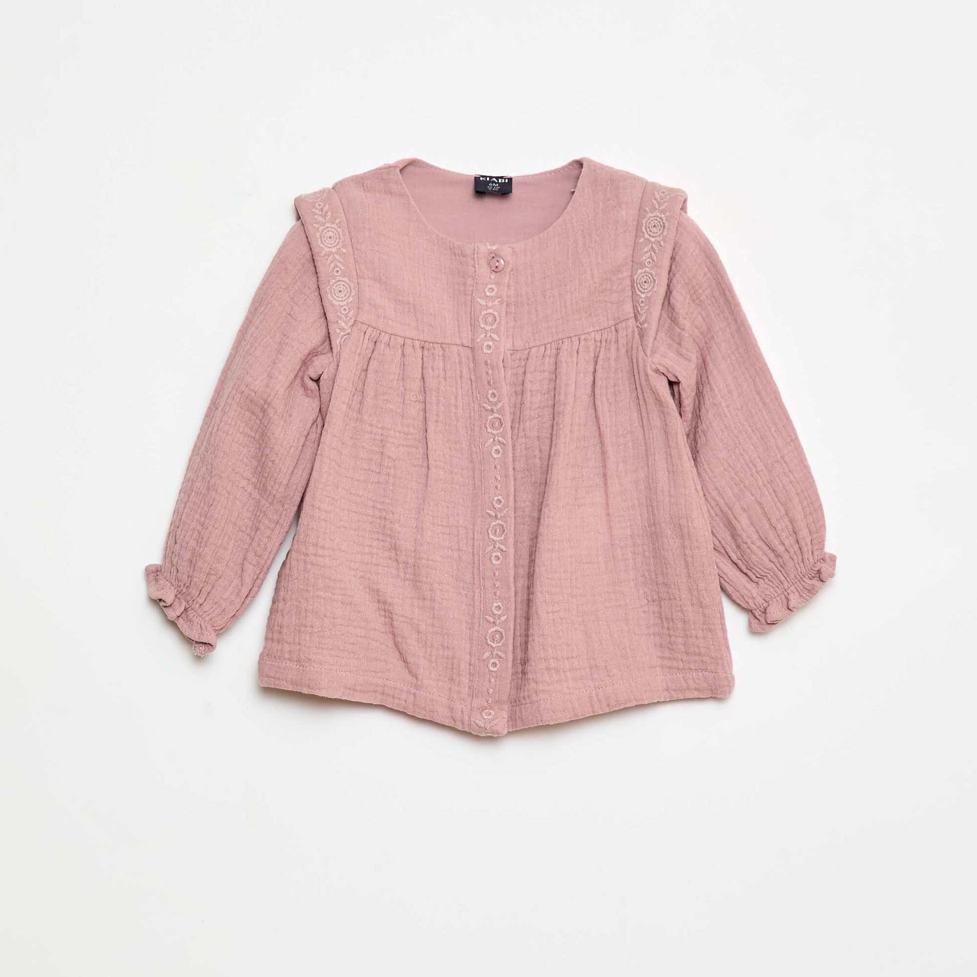 Blouse en gaze de coton ROSE