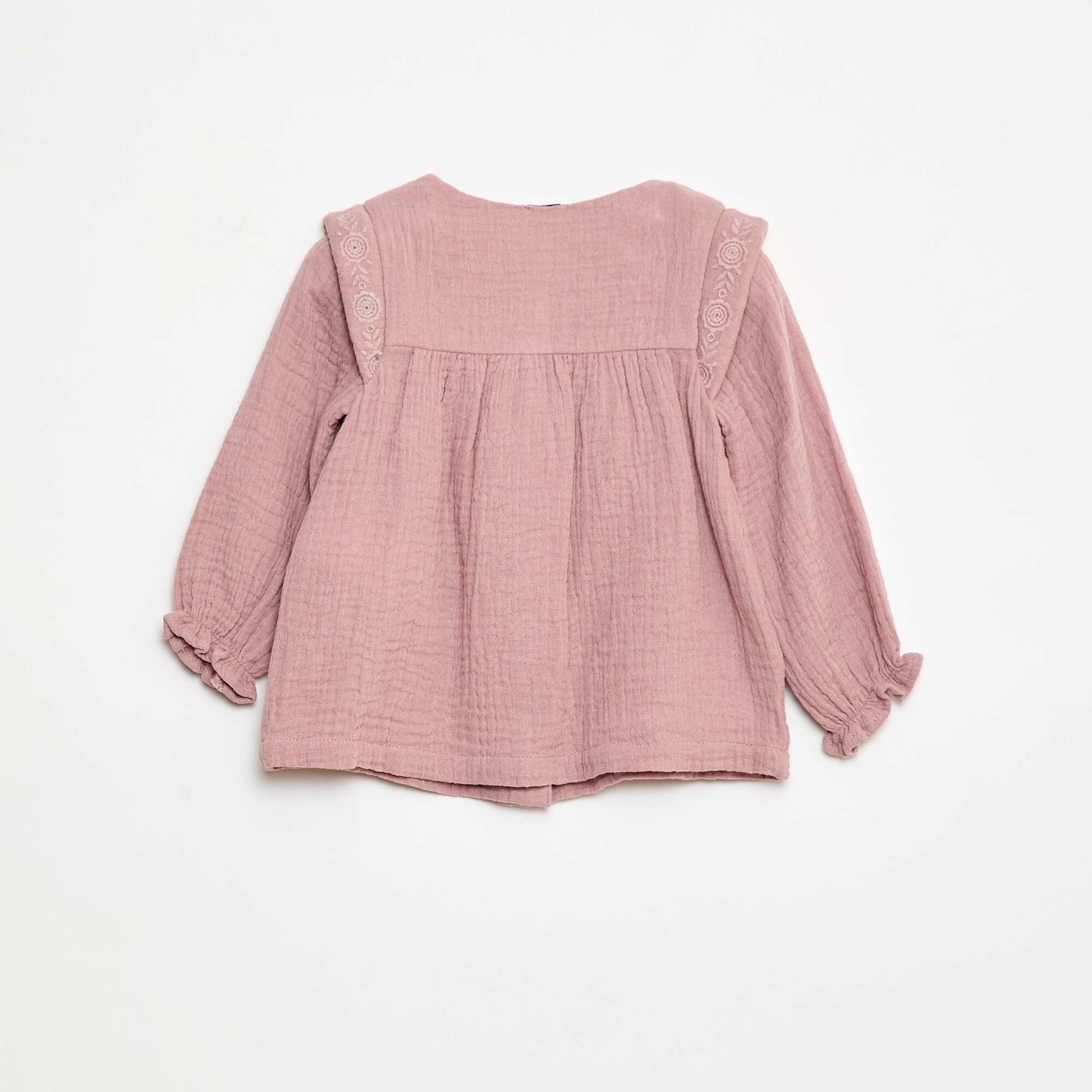Blouse en gaze de coton ROSE