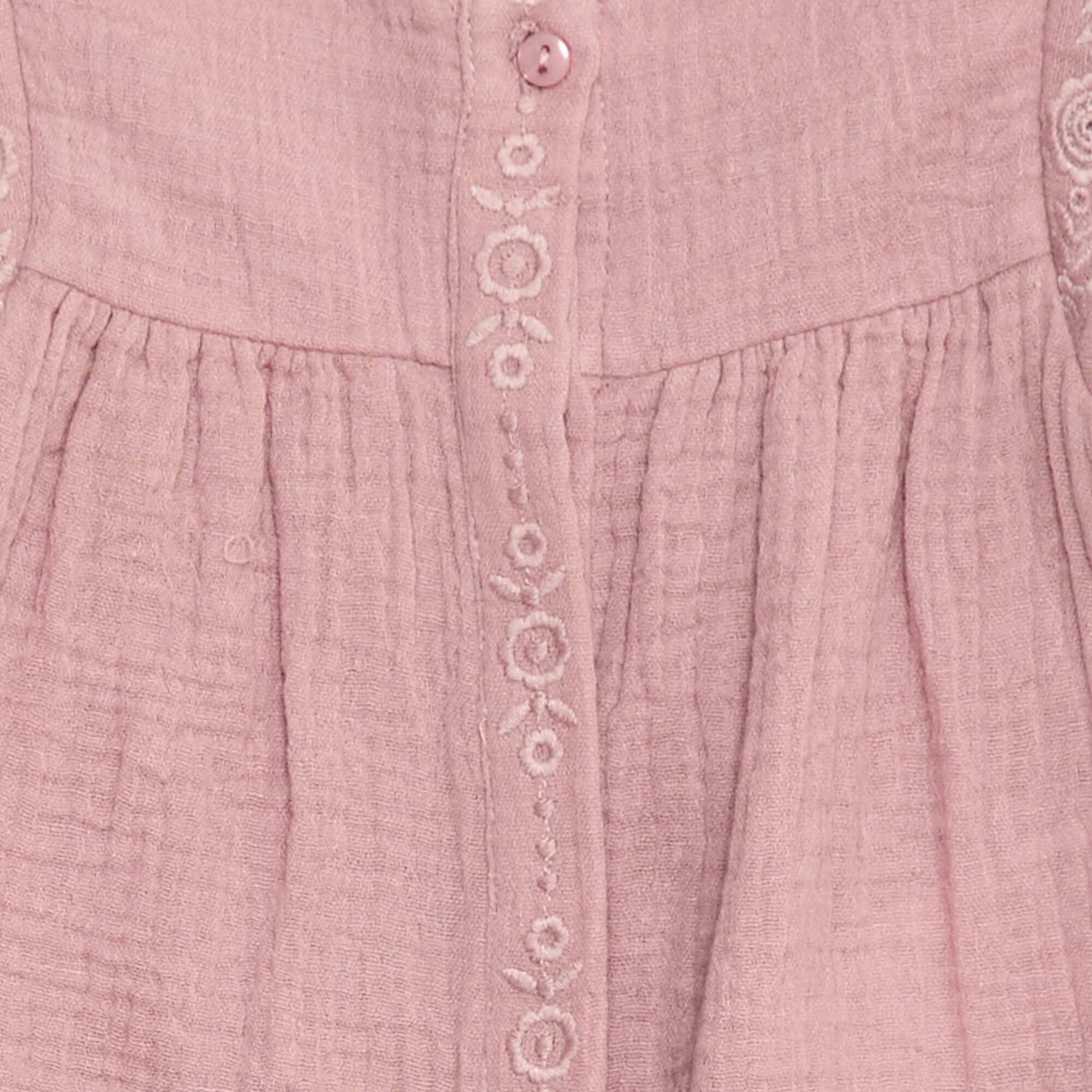 Blouse en gaze de coton ROSE