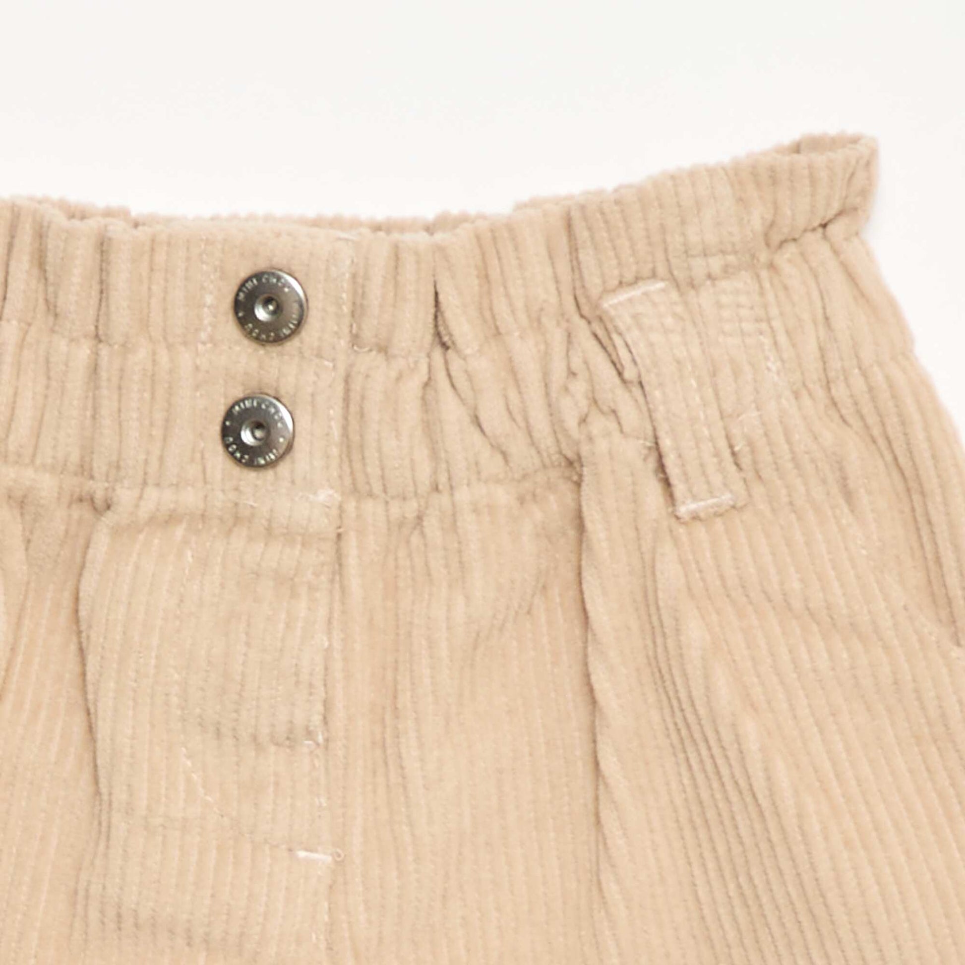 Short en velours BEIGE
