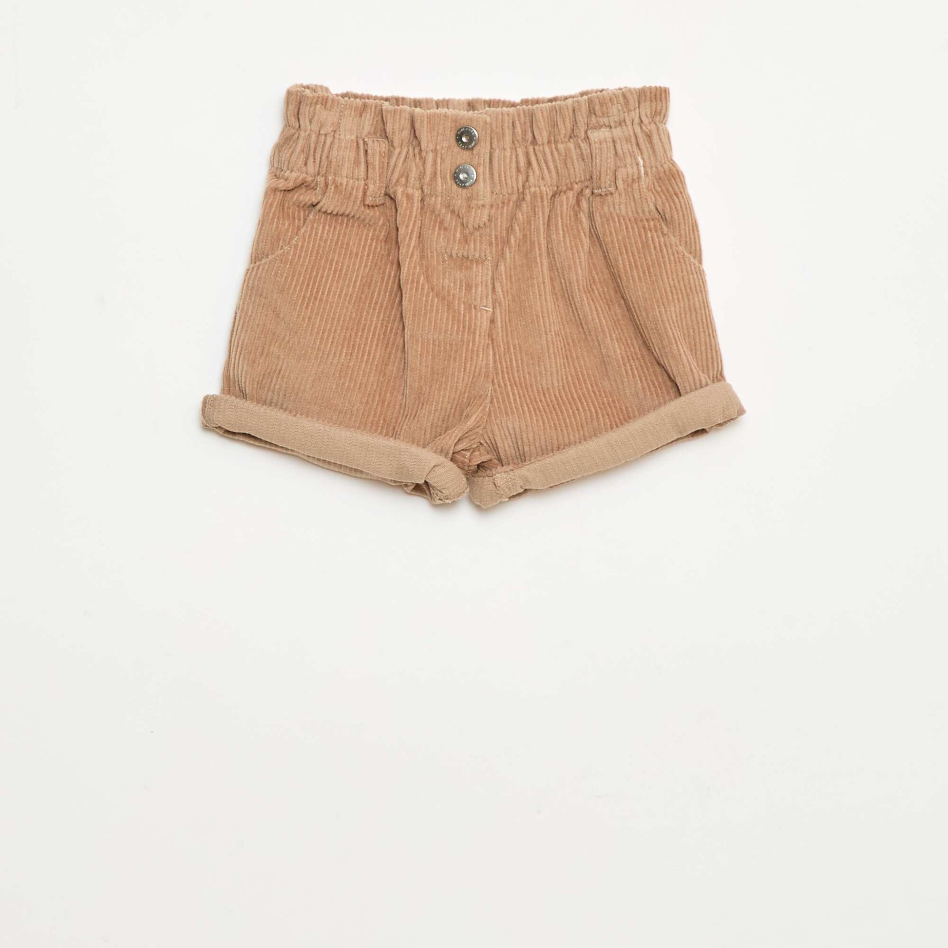 Short en velours MARRON