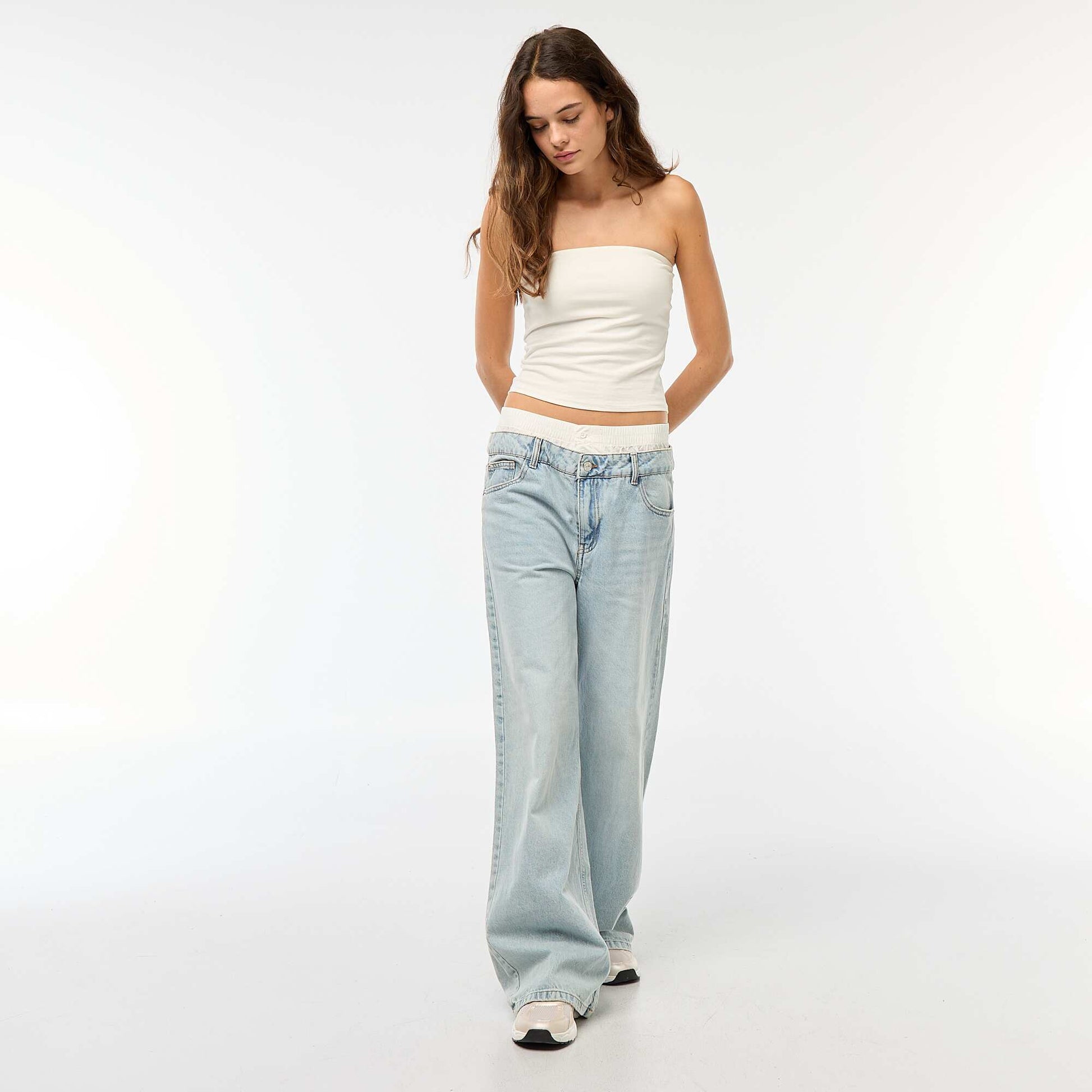 Jean effet caleçon baggy TRIPLE STONE