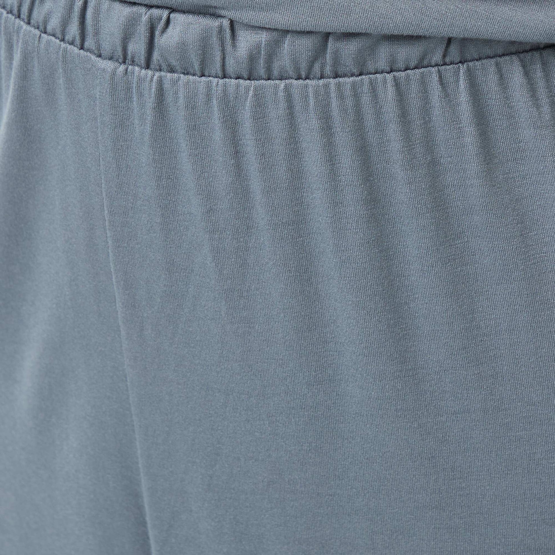 Ensemble pyjama long chemisier + pantalon - 2 pièces GRIS