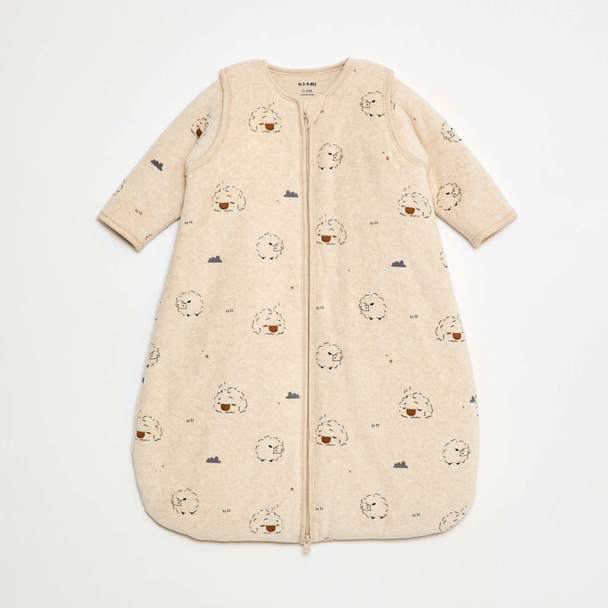 Gigoteuse chaude manches amovibles - TOG 2.5 BEIGE