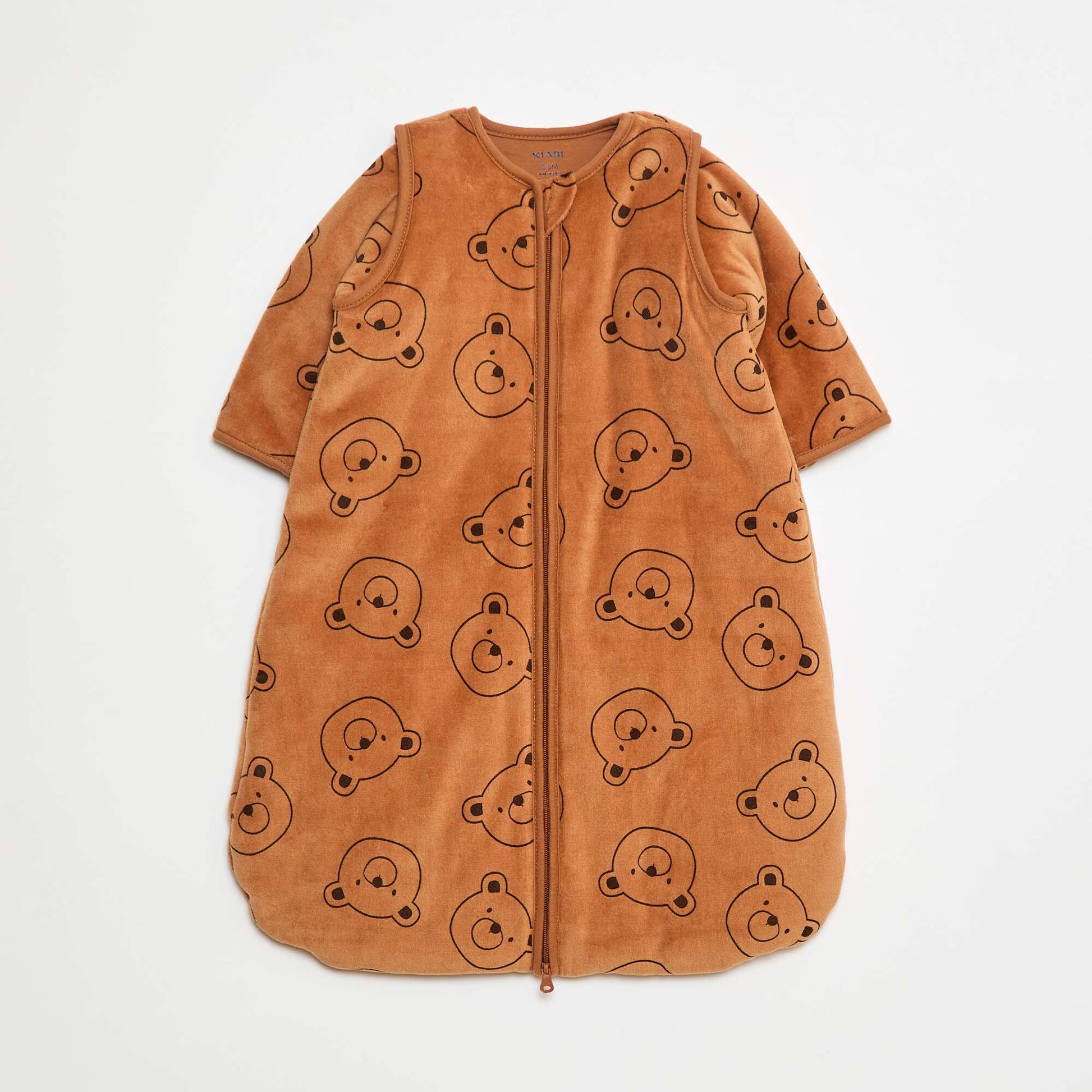 Gigoteuse chaude manches amovibles - TOG 2.5 MARRON