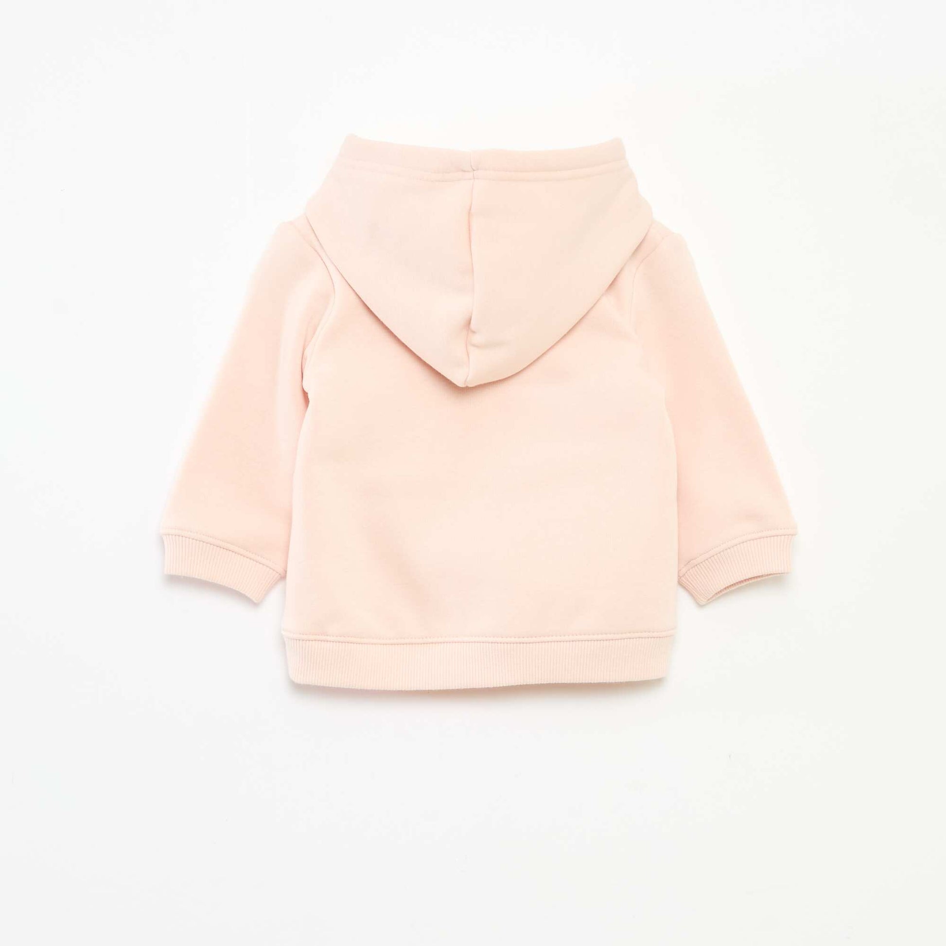 Sweat à capuche en molleton animé lapin ROSE