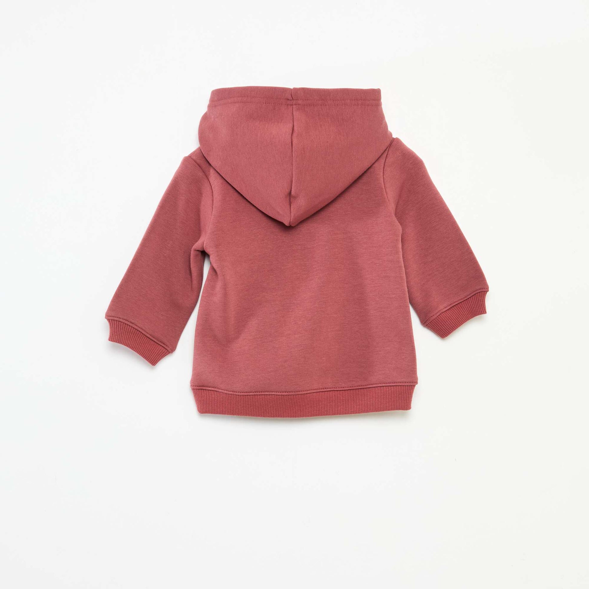 Sweat à capuche en molleton animé lapin ROUGE