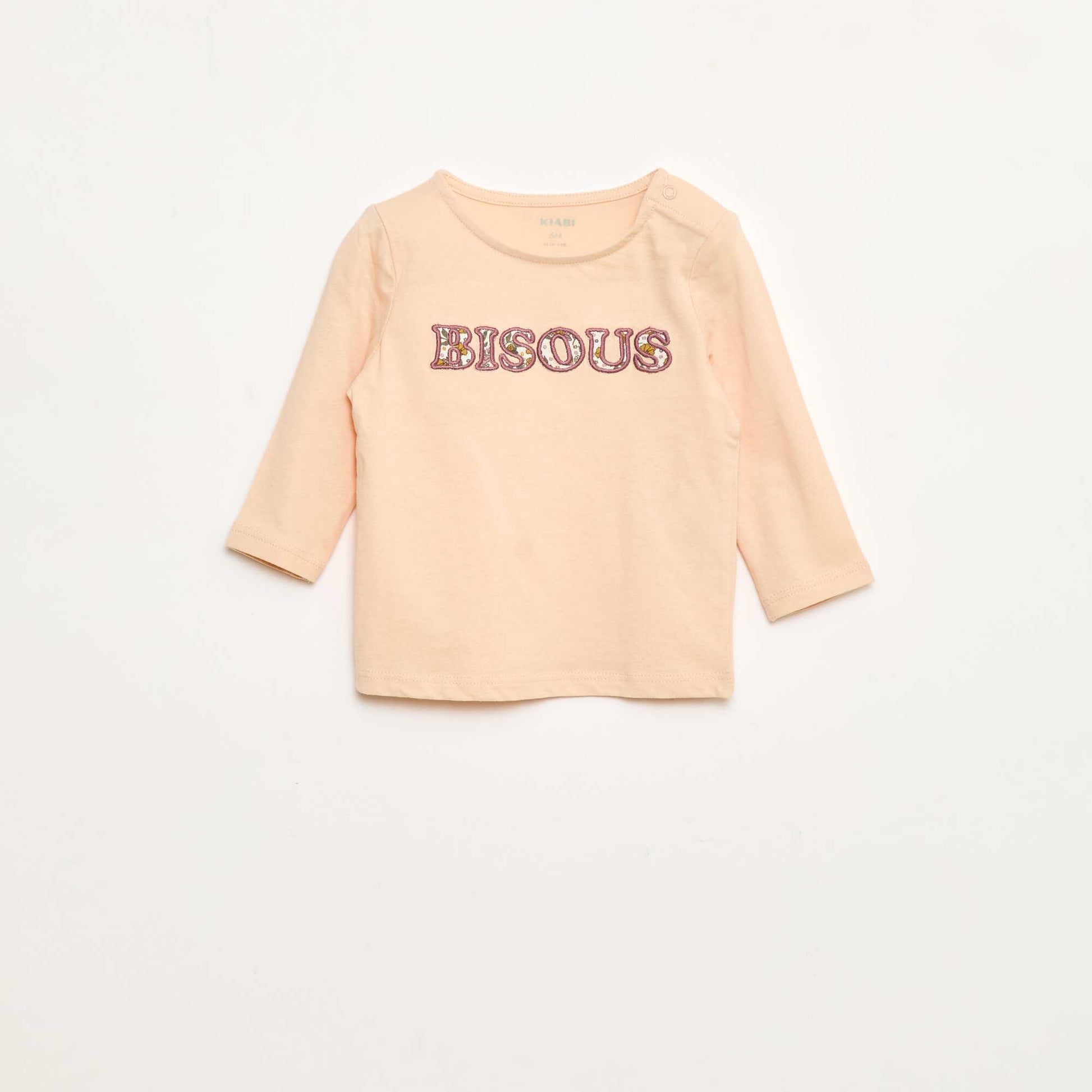 T-shirt animé en coton ROSE