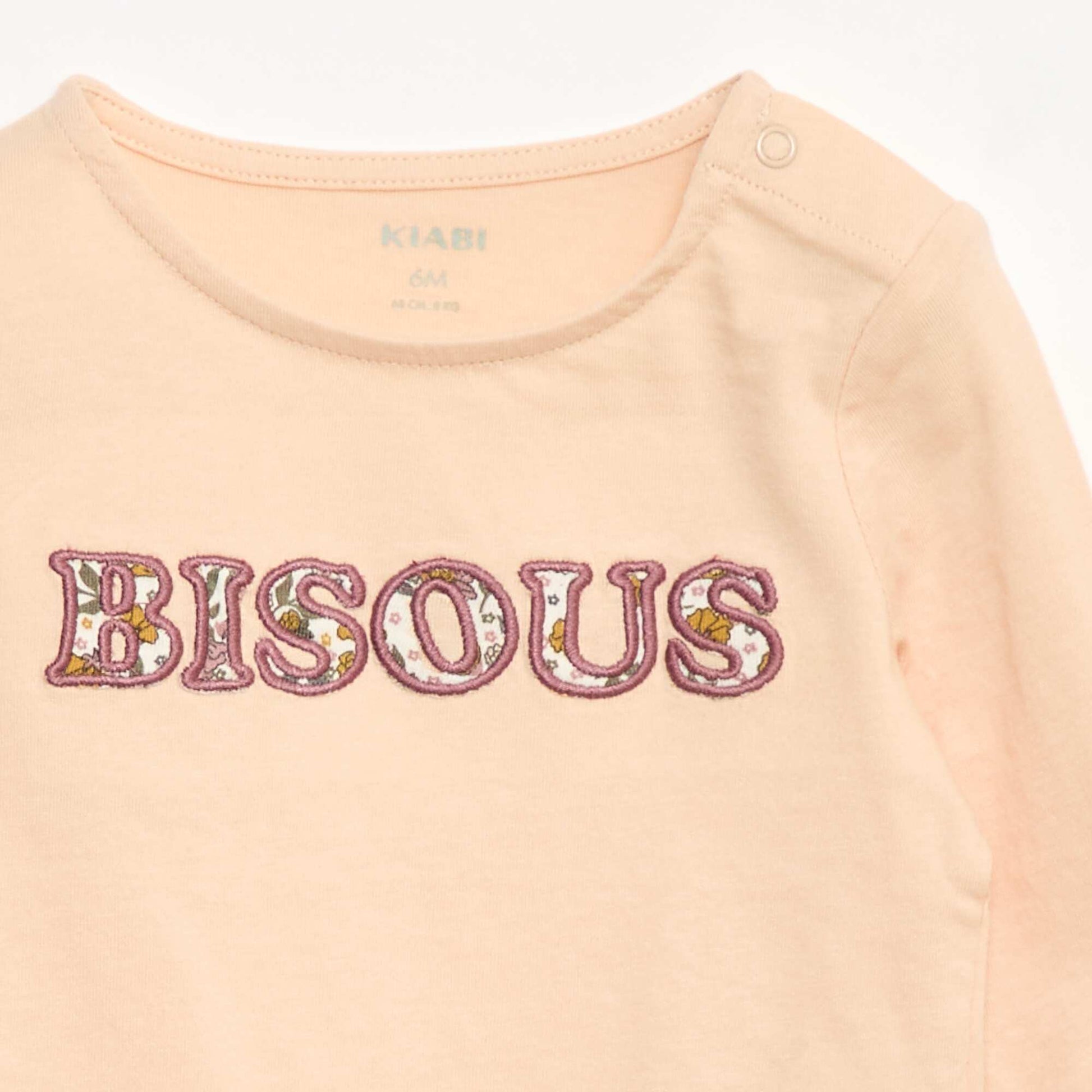 T-shirt animé en coton ROSE