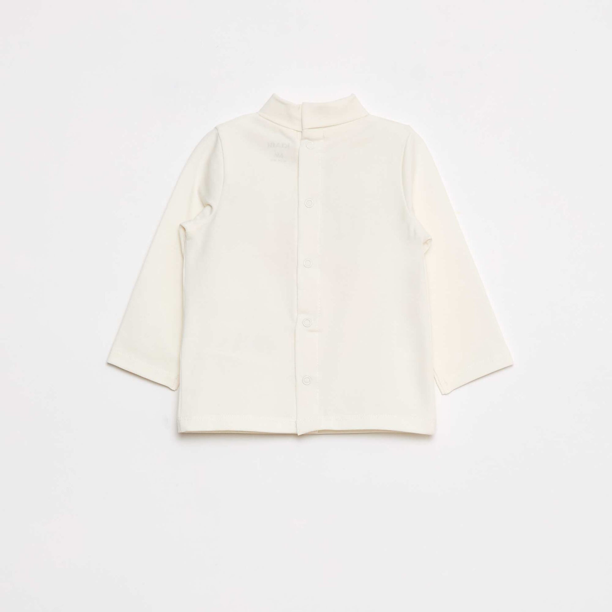 Sous-pull animé fantaisie BLANC