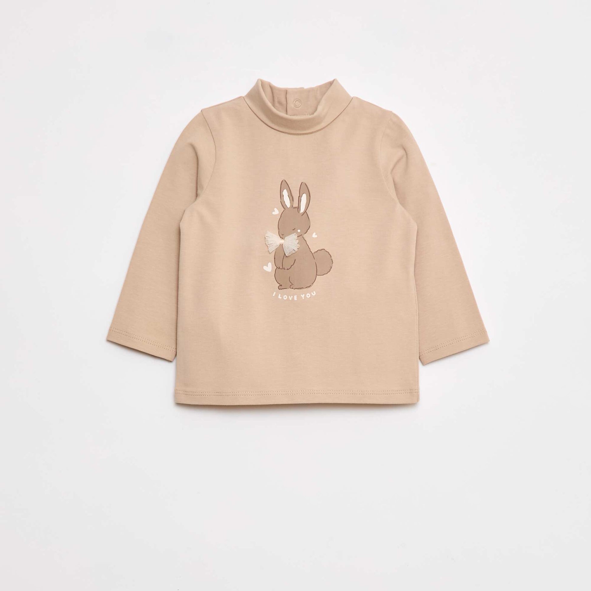 Sous-pull animé fantaisie BEIGE