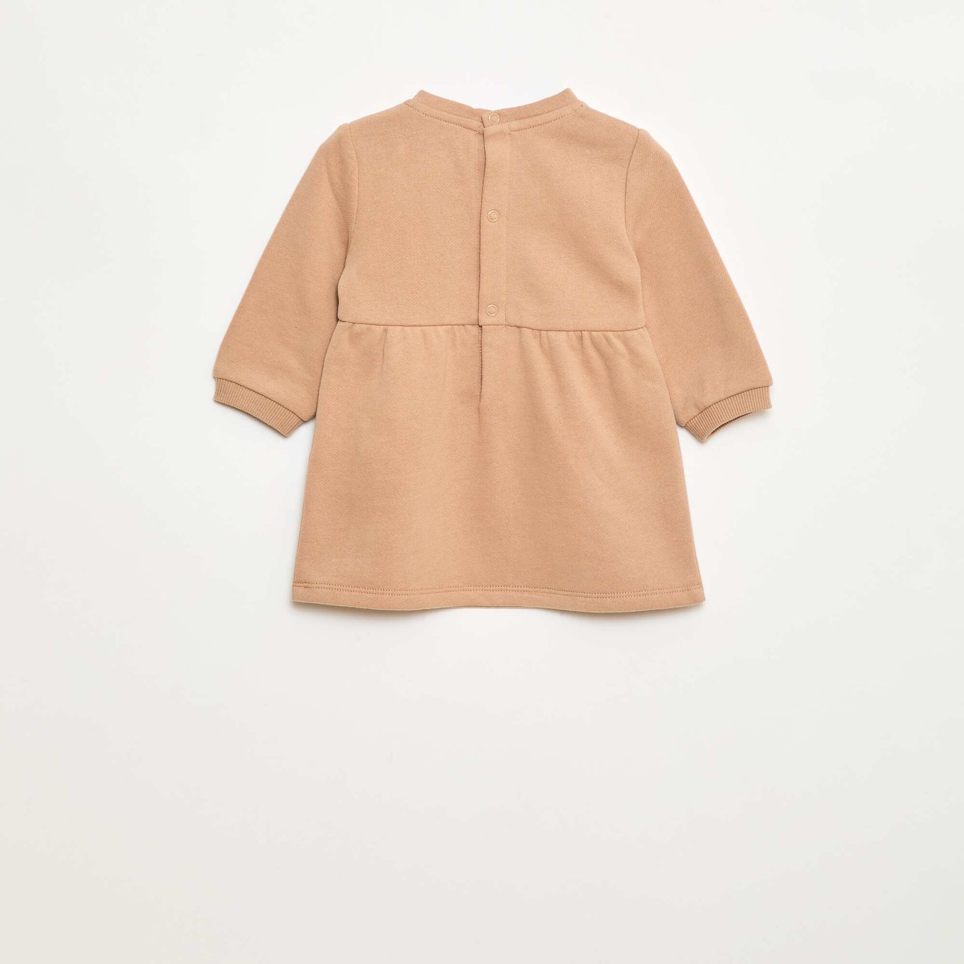 Robe en molleton animée BEIGE