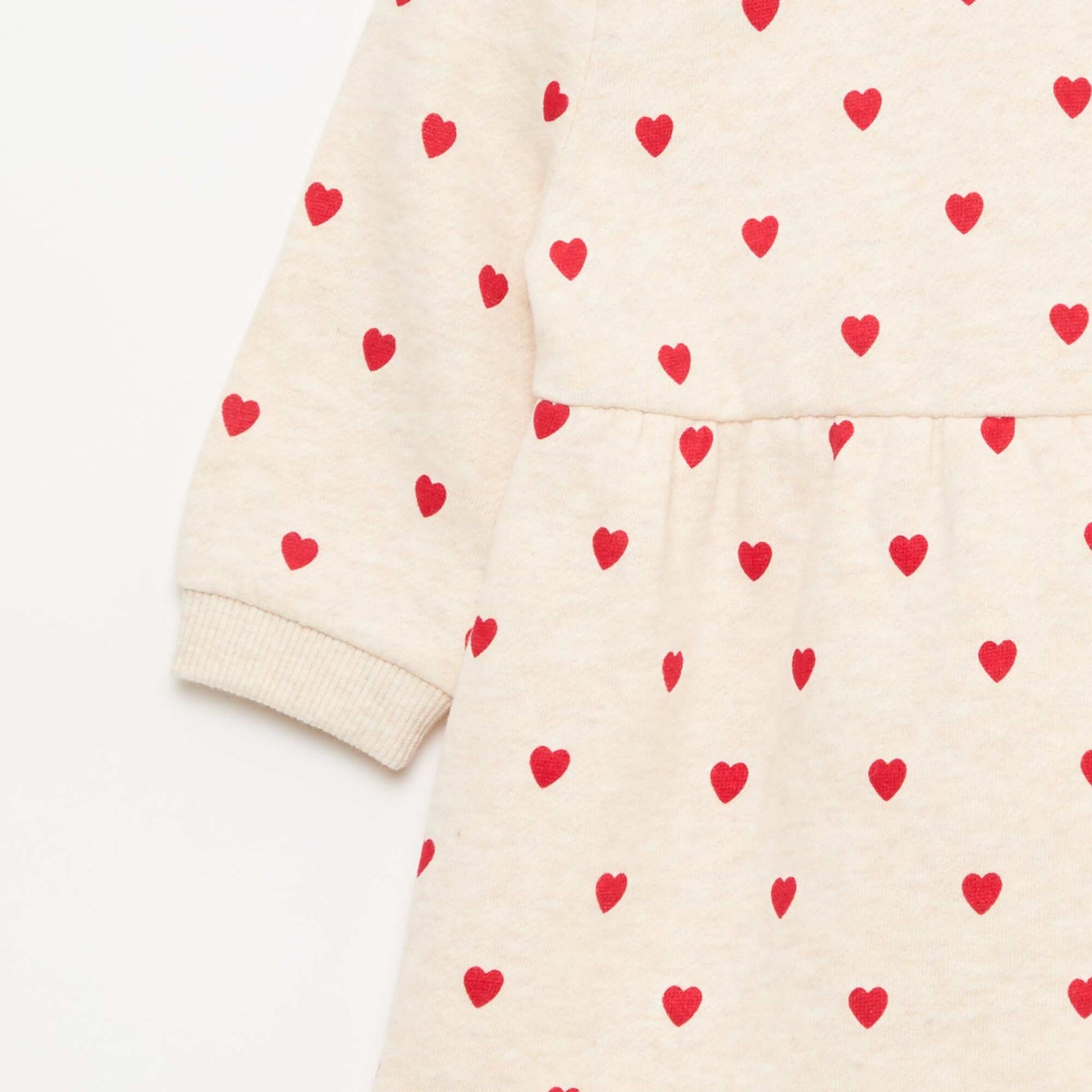 Robe en molleton animée BEIGE