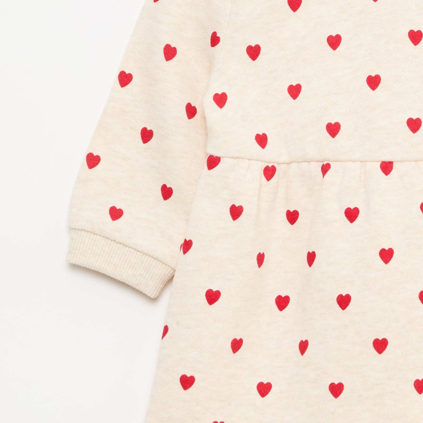 Robe en molleton animée BEIGE
