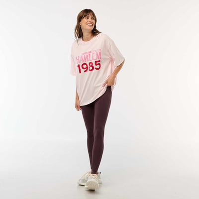 Maille stretch côtelée sans couture PRUNE