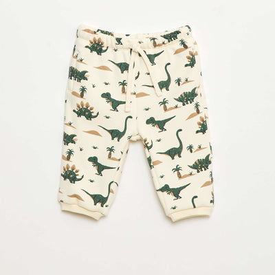 Jogging en molleton BLANC