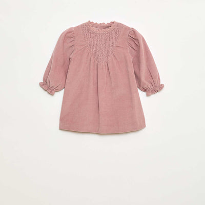 Robe en velours ROSE