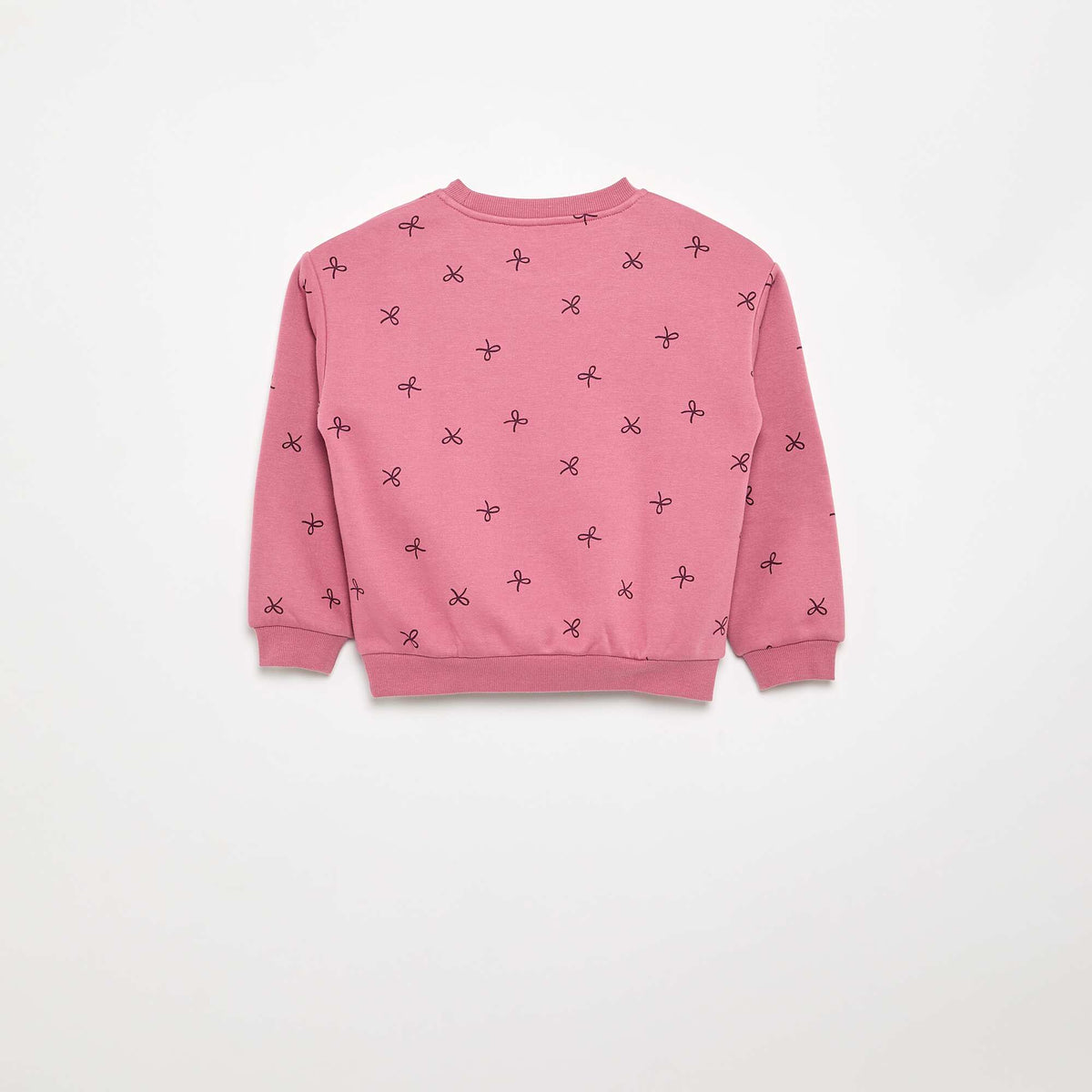 Sweat à manches longues avec imprimé ROSE