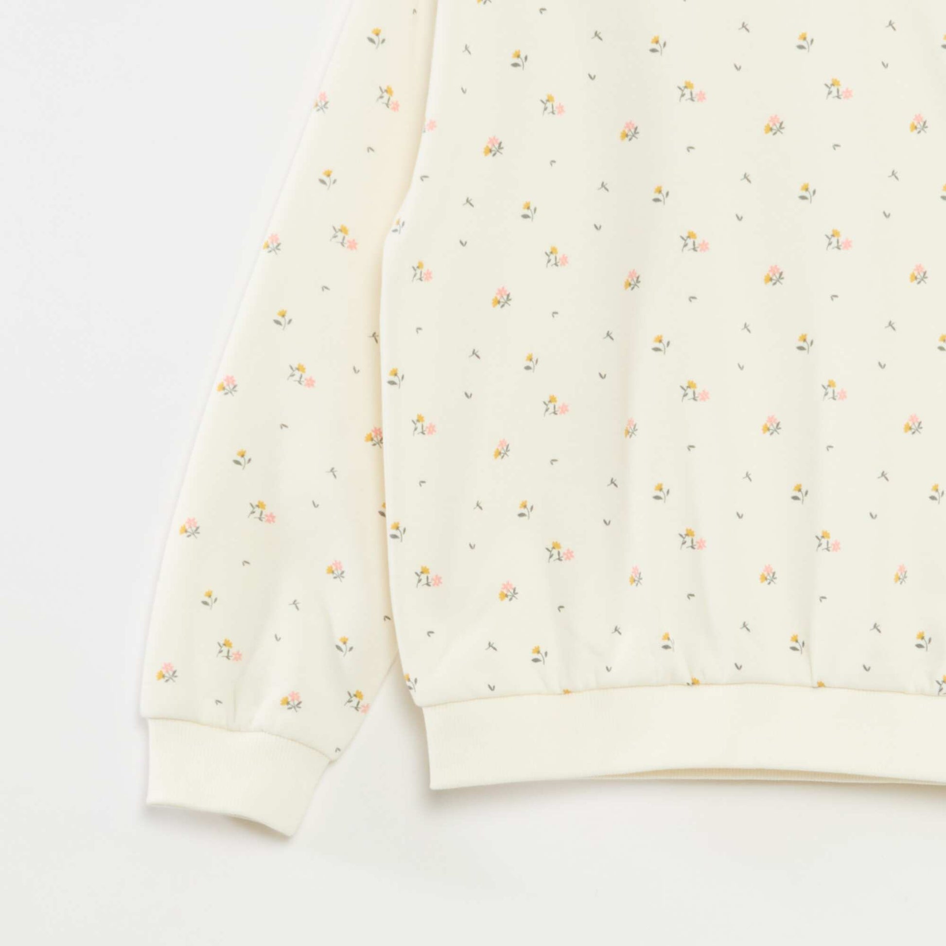 Sweat à manches longues avec imprimé BEIGE