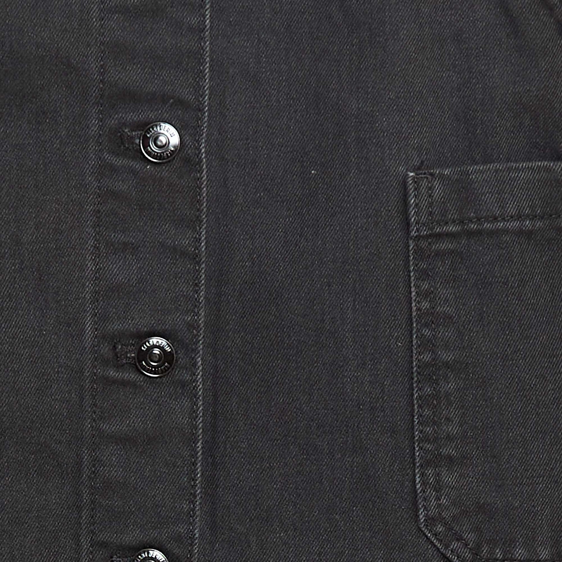 Robe salopette en jean GRIS FONCé