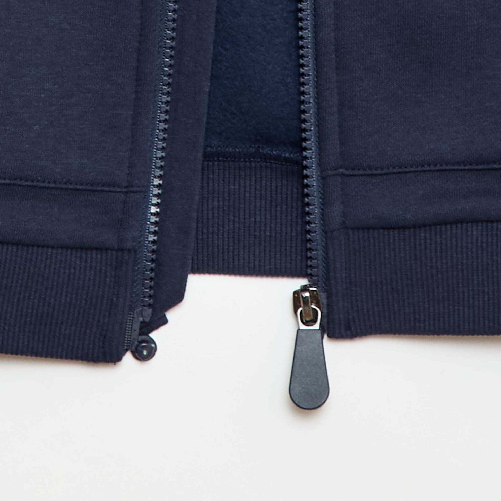 Sweat zippé à capuche avec ouverture zippée avec aimant - So Easy BLEU