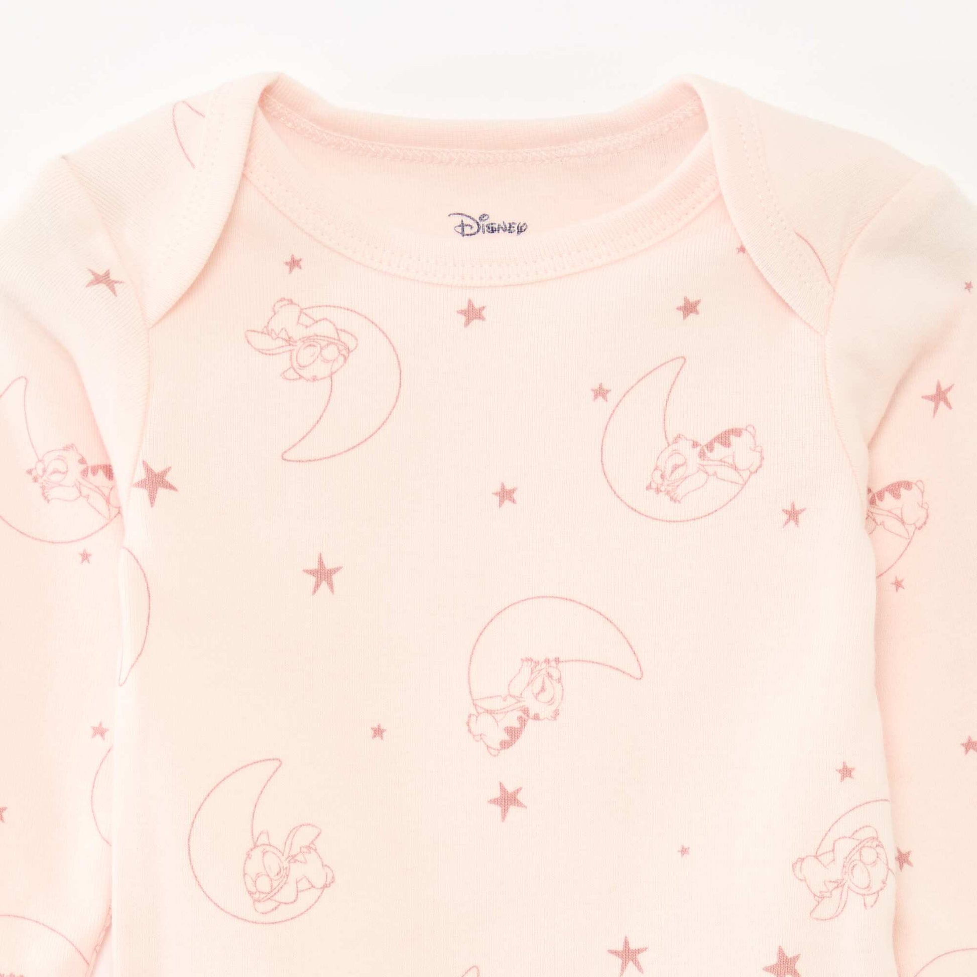 Ensemble barboteuse + body 'Disney' BLEU/ROSE