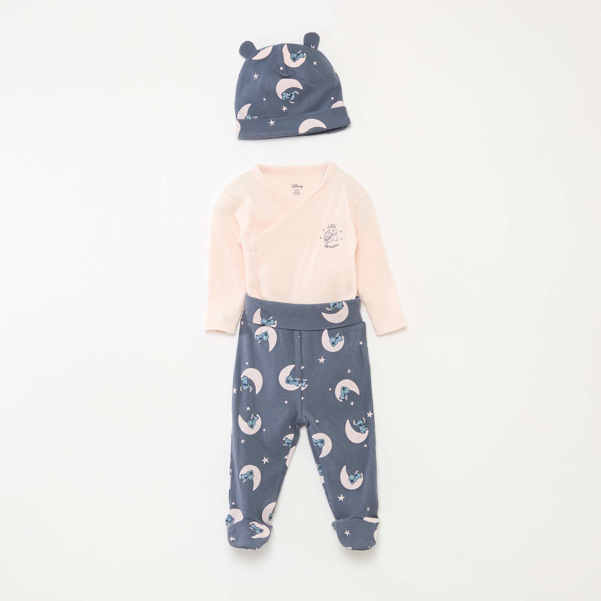 Ensemble 3 pièces body + legging + bonnet 'Disney' BLEU