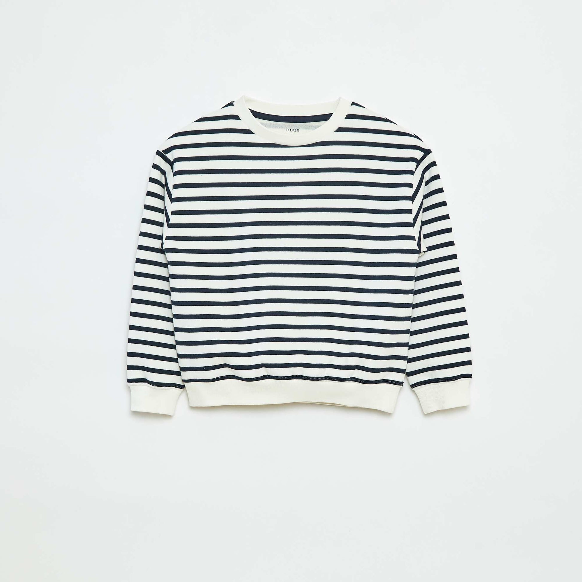 Sweat loose avec imprimé BLEU