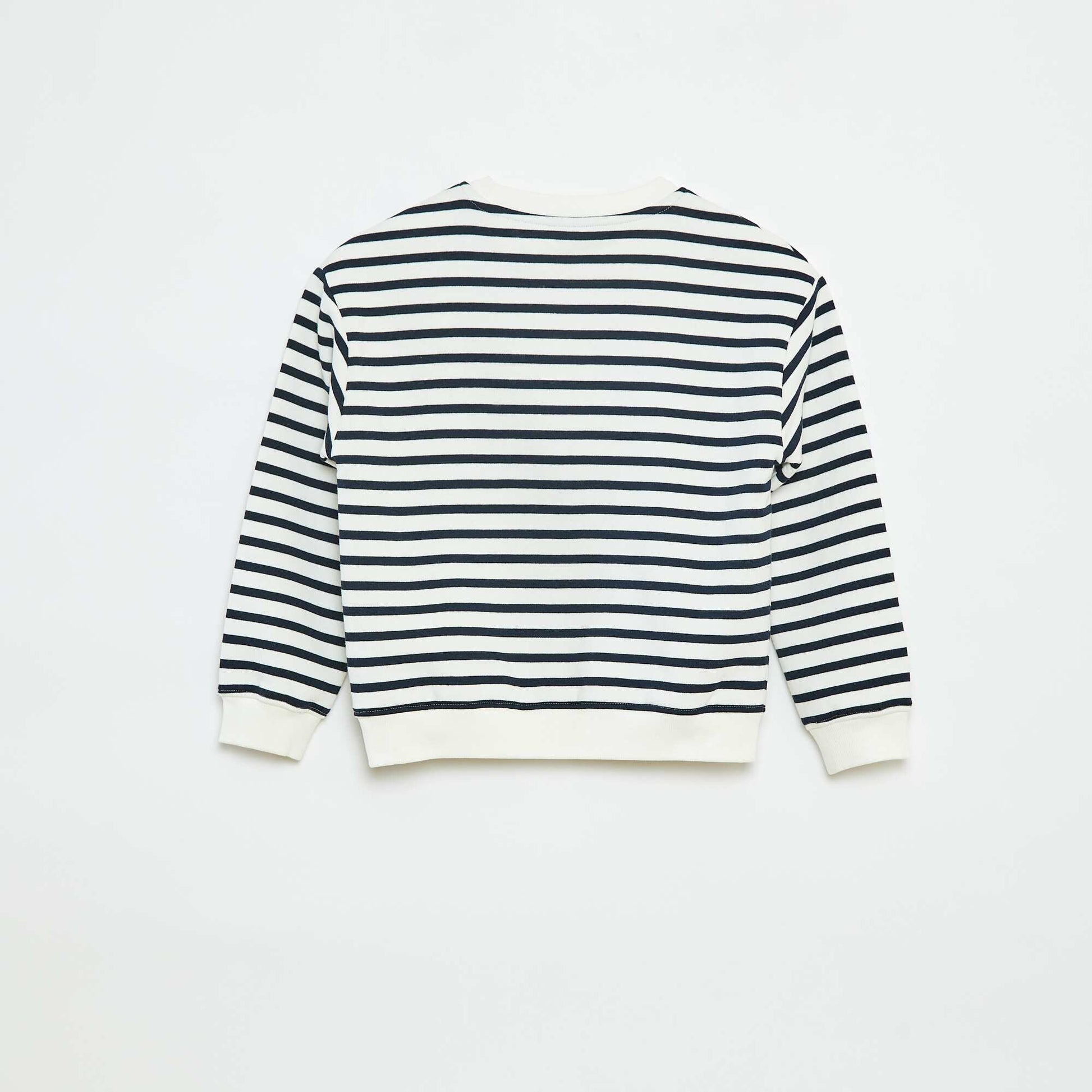 Sweat loose avec imprimé BLEU