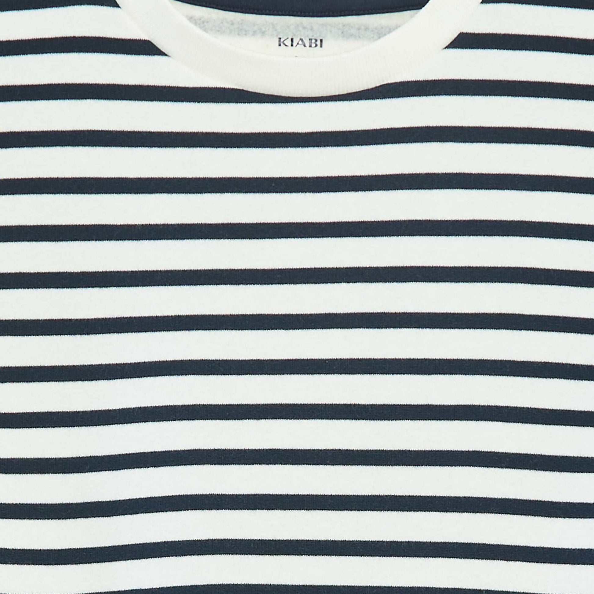 Sweat loose avec imprimé BLEU