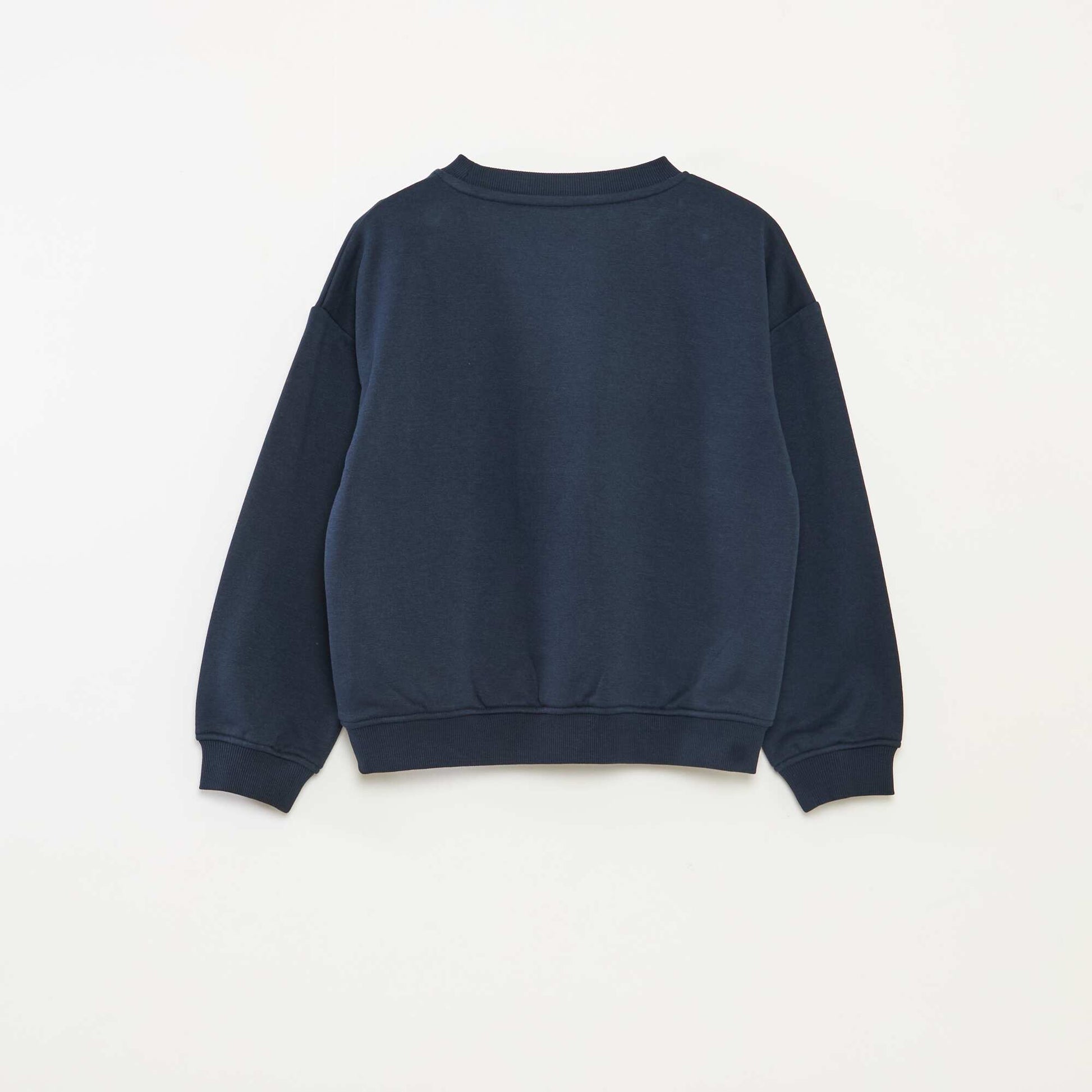 Sweat loose avec imprimé BLEU