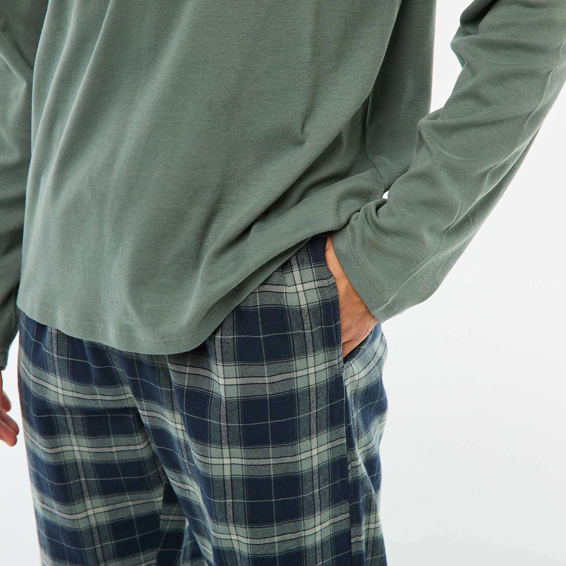 Ensemble de pyjama 2 pièces t-shirt + pantalon - 2 pièces VERT
