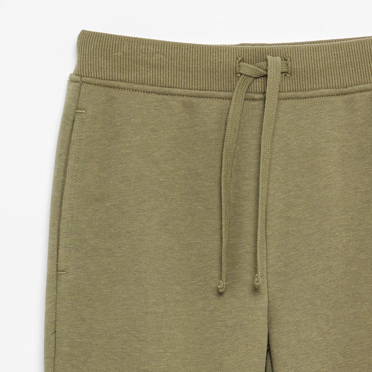 Pantalon de jogging uni avec taille élastiquée VERT