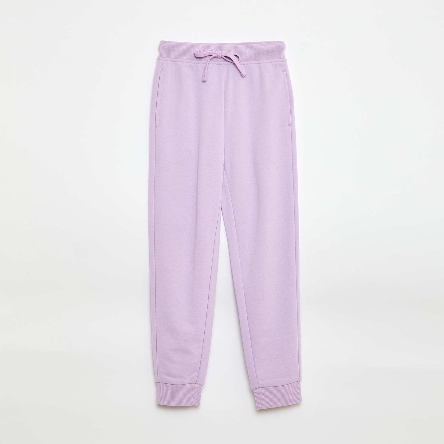 Jogging uni avec taille élastiquée VIOLET