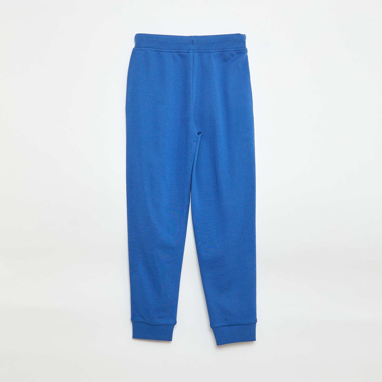 Jogging uni avec taille élastiquée BLEU