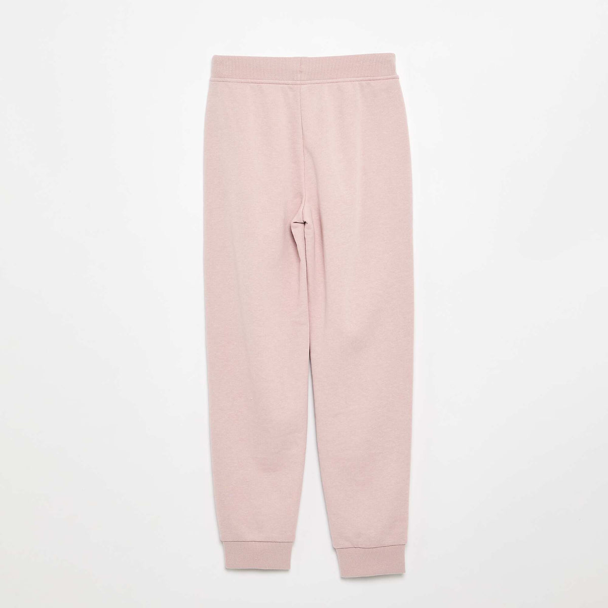 Pantalon de jogging uni avec taille élastiquée VIOLET