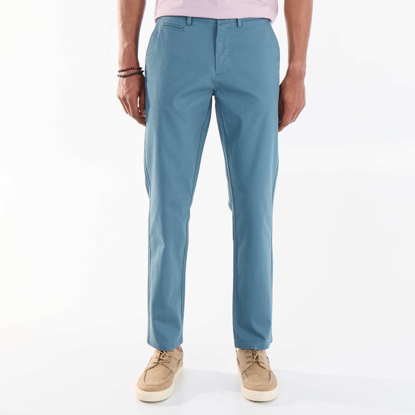 Pantalon chino en twill BLEU
