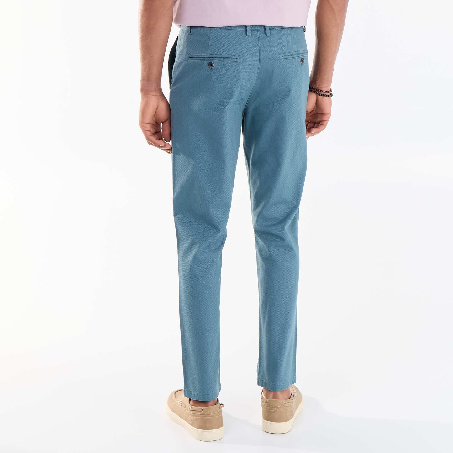 Pantalon chino en twill BLEU