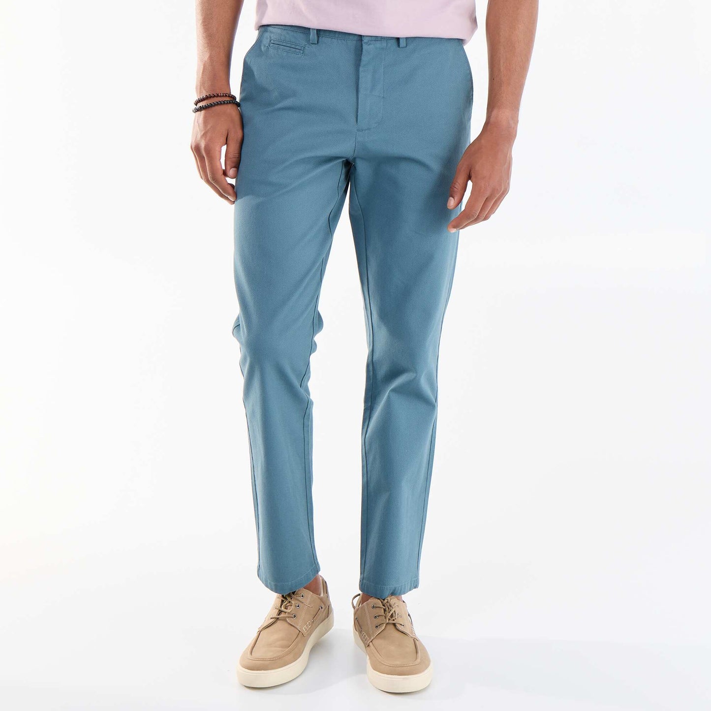 Pantalon chino en twill BLEU