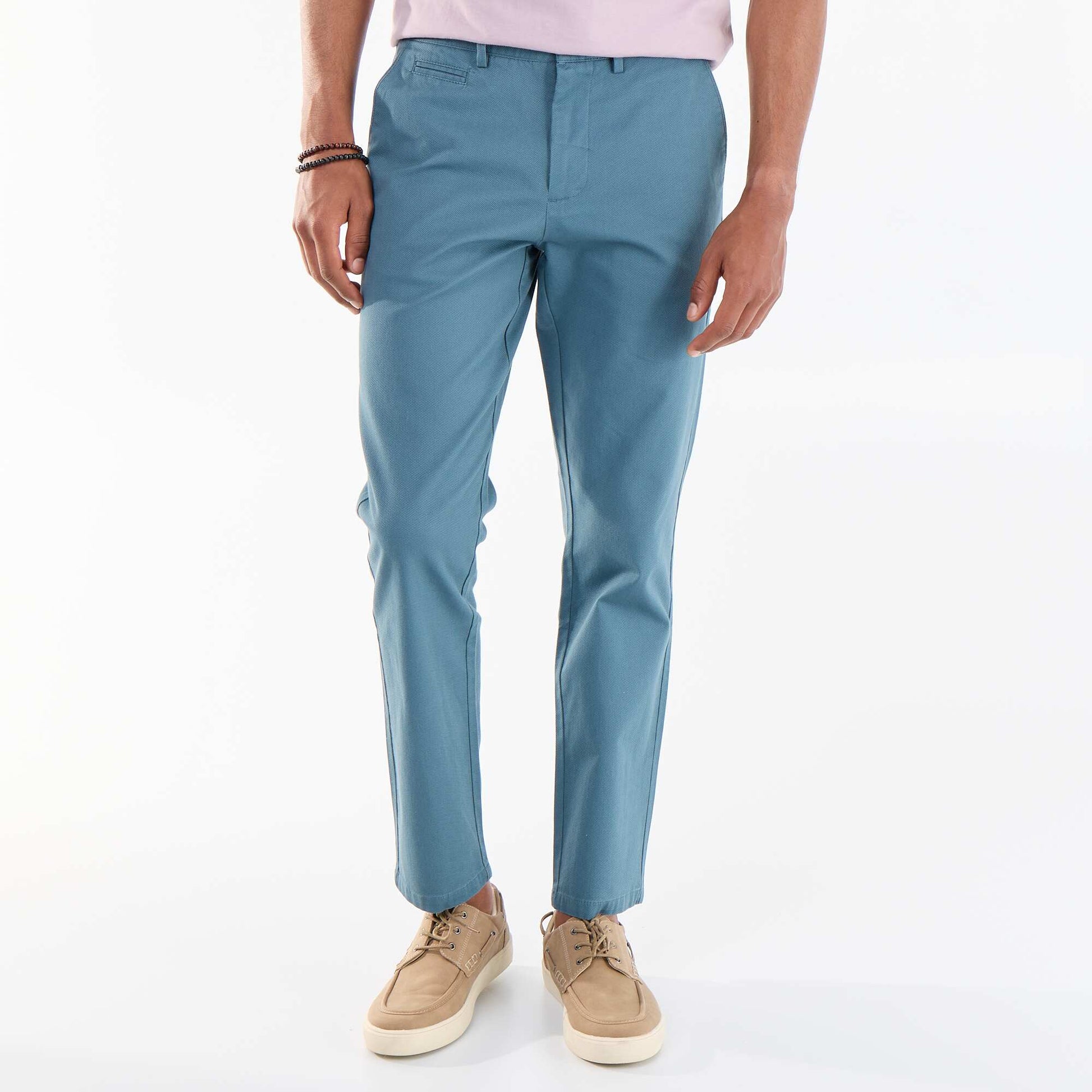 Pantalon chino en twill BLEU