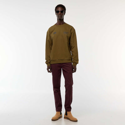 Pantalon en maille piquée uni VIOLET