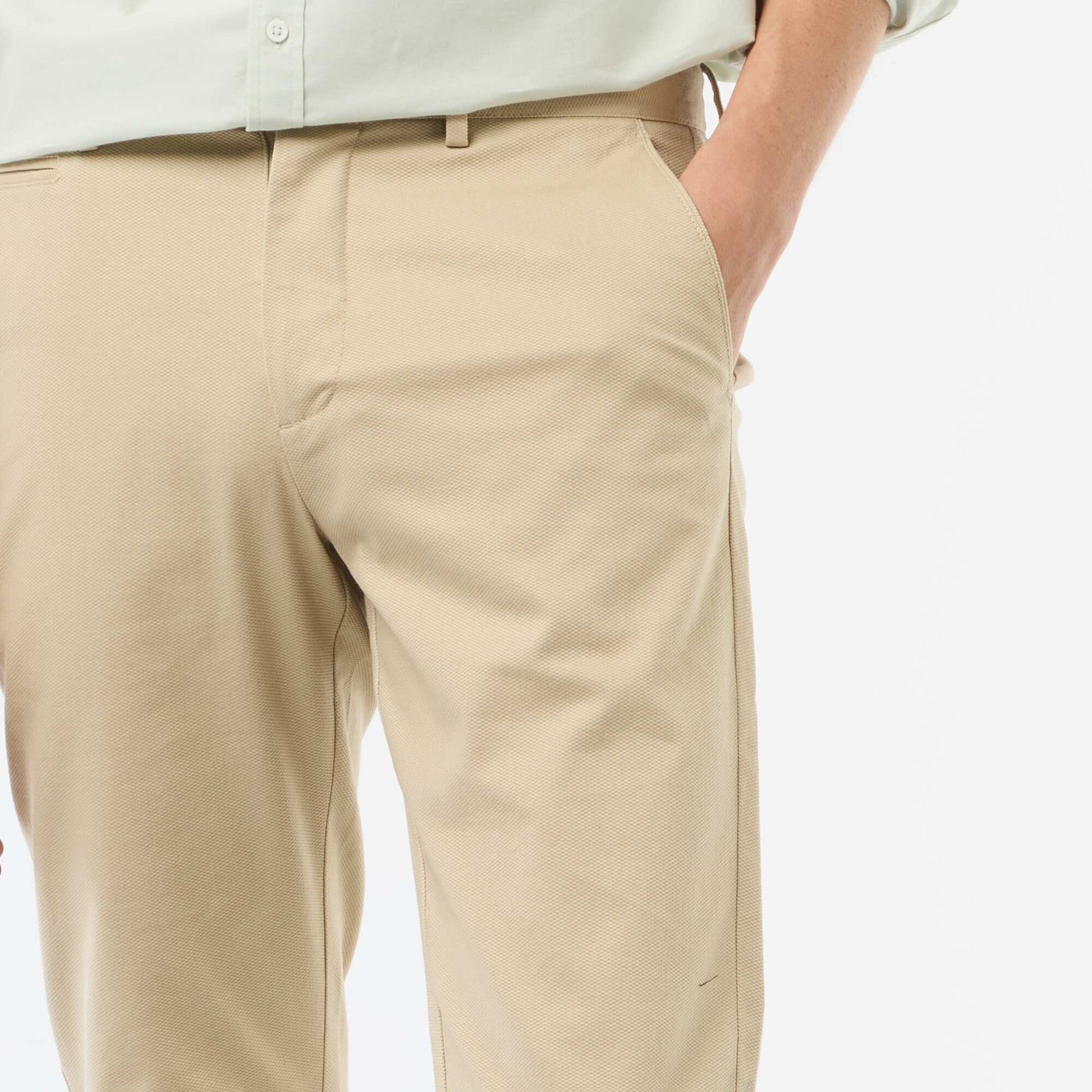 Pantalon chino en twill BEIGE