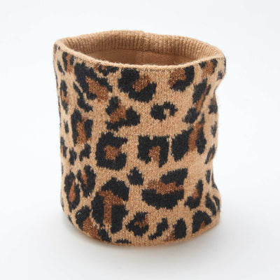 Snood en maille unie MARRON