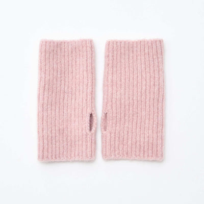 Mitaines maillées sans doigts ROSE